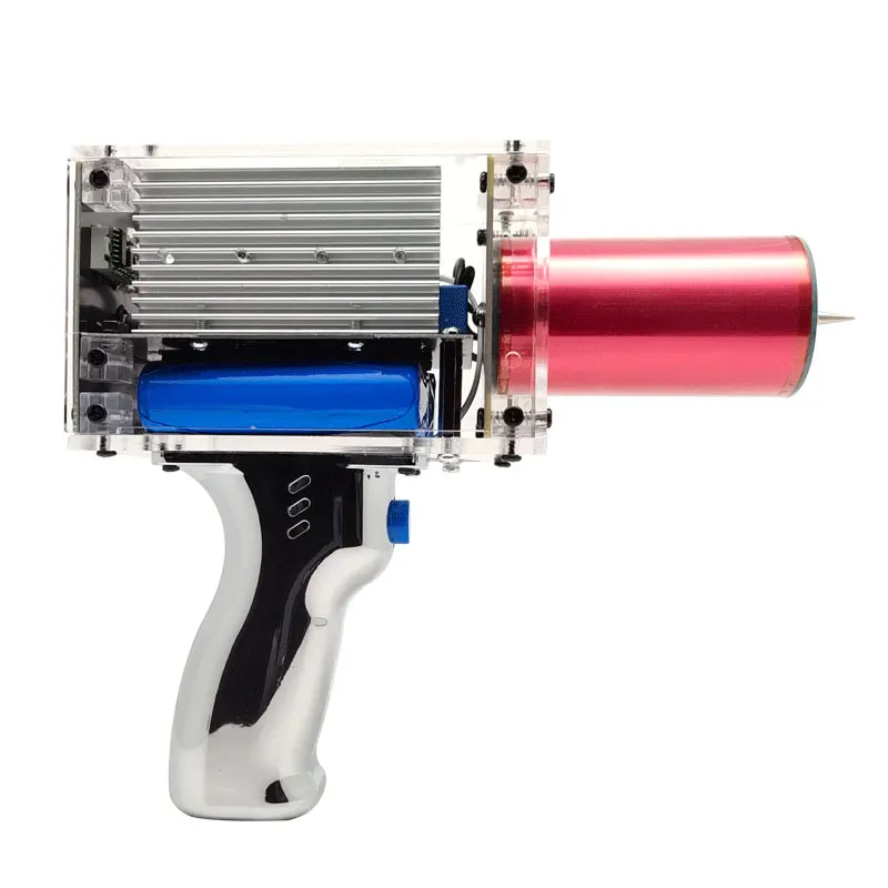 80W 6A Handheld Arc Magnetic Energy High Voltage Generator Artificial Lightning For Tesla Coil Third Generation Enhanced