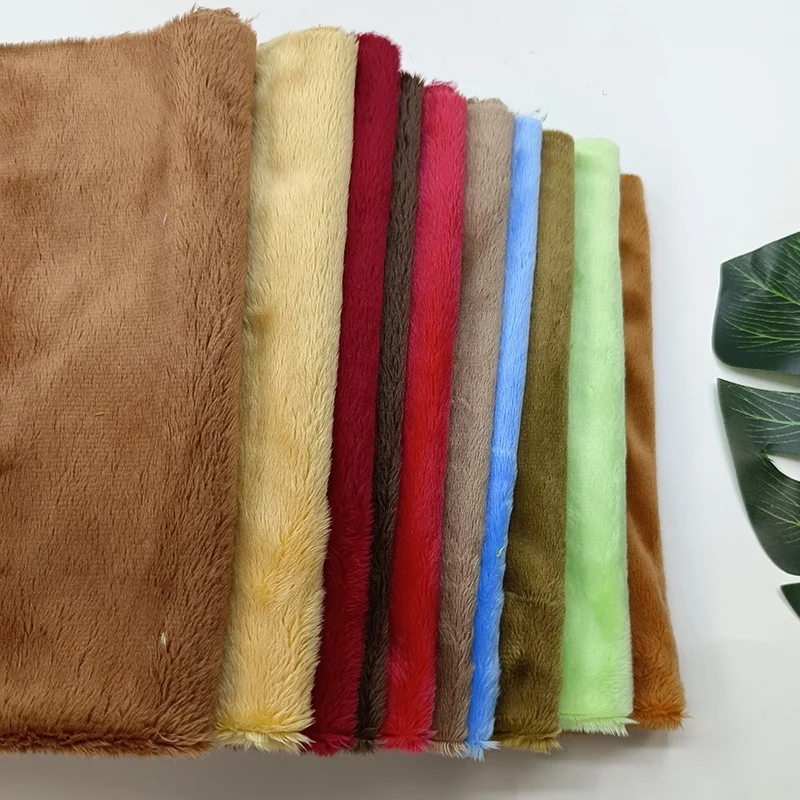 Sewbato 5mm Antibacterial Faux Fur Fabric 100% Polyester 150x50cm Eco-friendly minky Fabric Handmade Dolls/clothing plush Fabric