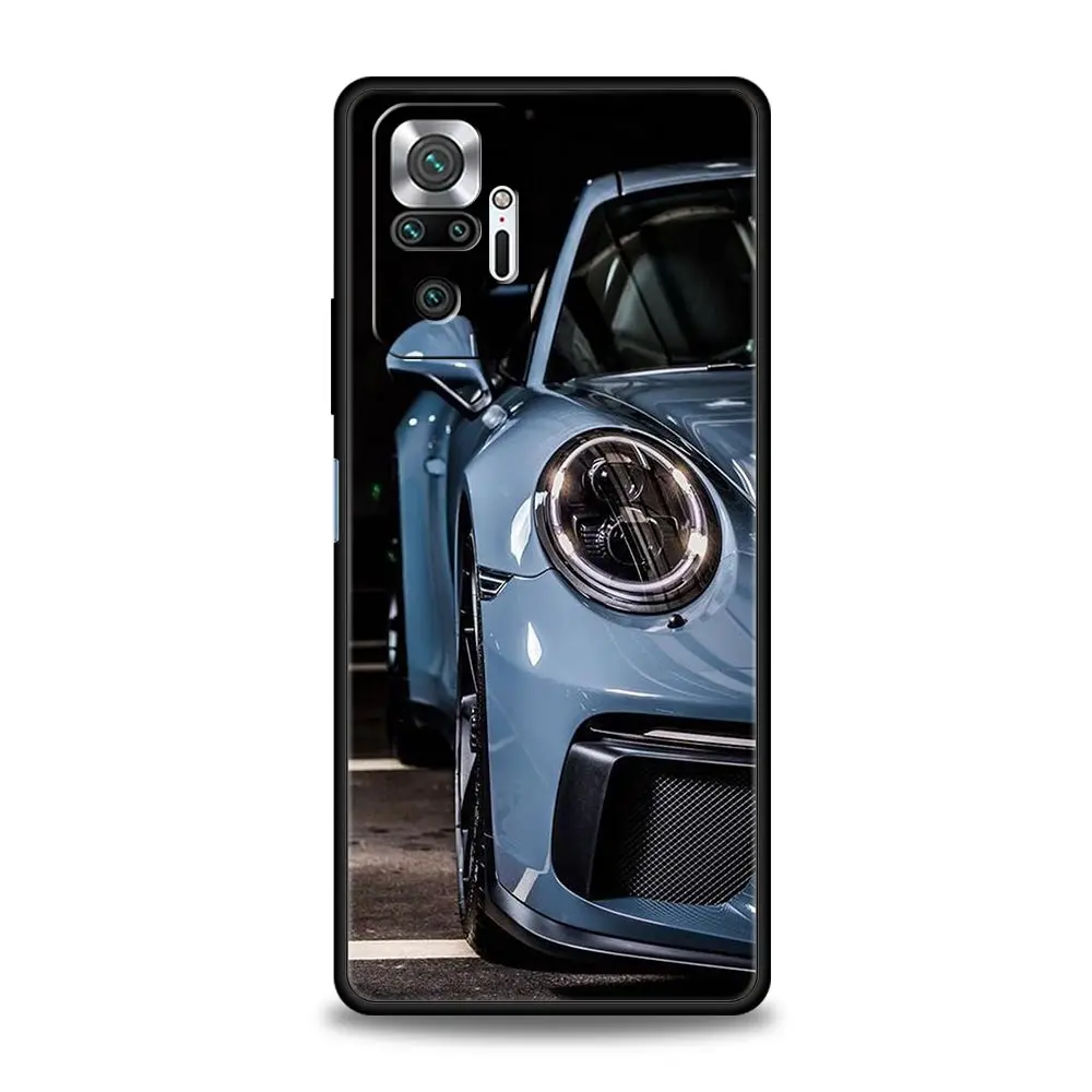 Sleek Super Car Sport Phone Case - Premium Black Cover