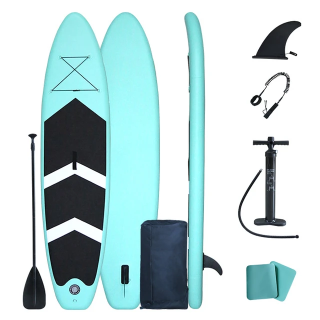 Aufblasbare Stand Up Paddle Board Surfbrett mit Zubehör Tragen Tasche Aufblasbare Bord Nicht-slip Deck Paddle Board 3,2 M sup Bord 1