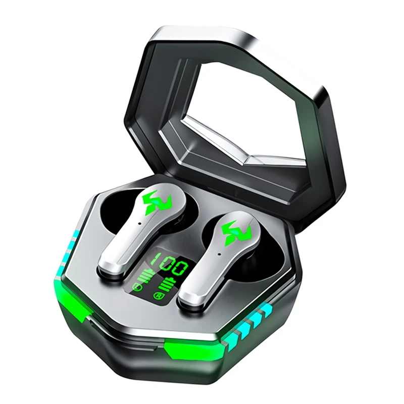 1pc Black N35 Hifi Tws Bluetooth Gaming Wireless Earphone Stereo Sound