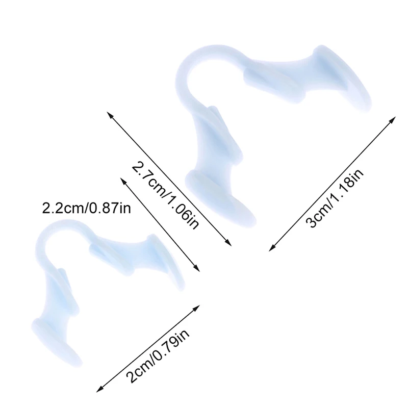 4Pcs/2 10Pcs Silicone Anti-Snoring Corrector Snore Prevention Gadget Women's Anti-Snore Device Snore Elimination Nose Clip 6