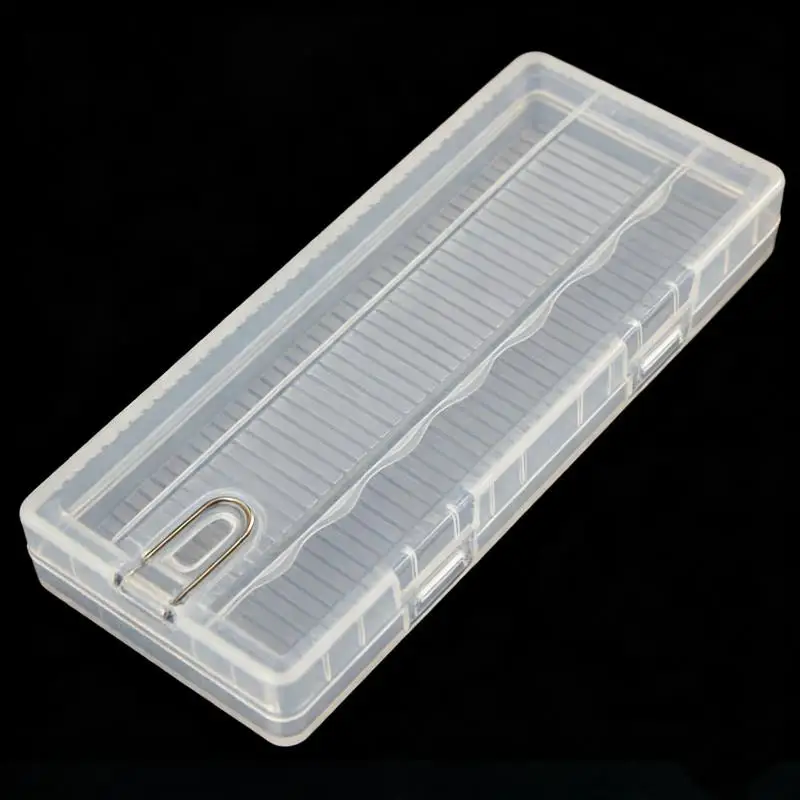 1pc 8 섹션 18650 배터리 낙하 방지 보호 상자 12 섹션 AAA 배터리 플라스틱 내마모성 및 방수 보관 상자