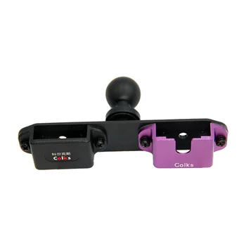 Supporto per autoradio bidirezionale, supporto per walkie talkie, supporto per accessori per porta moto e bicicletta 1/4 accessorio per giunto sferico