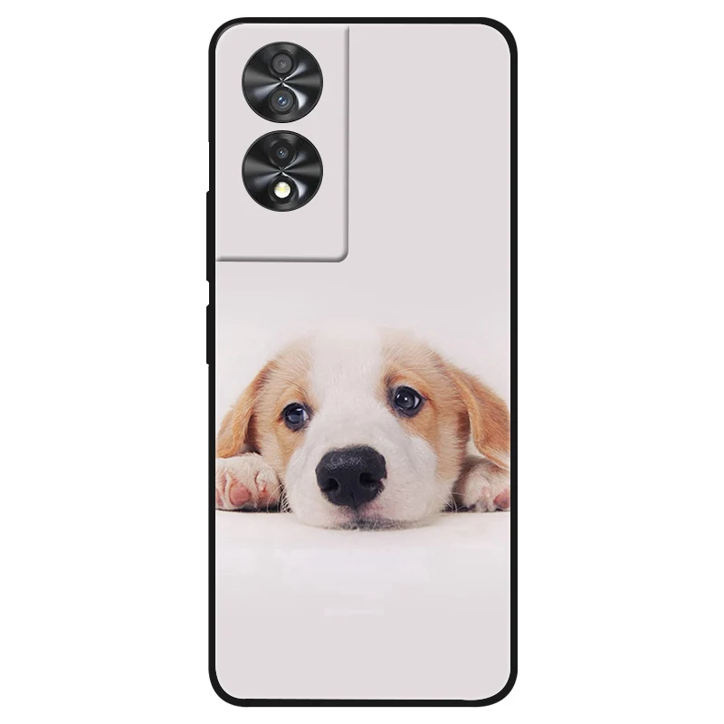 Shockproof TPU Soft Silicone Phone Cover with Cute Painted Design