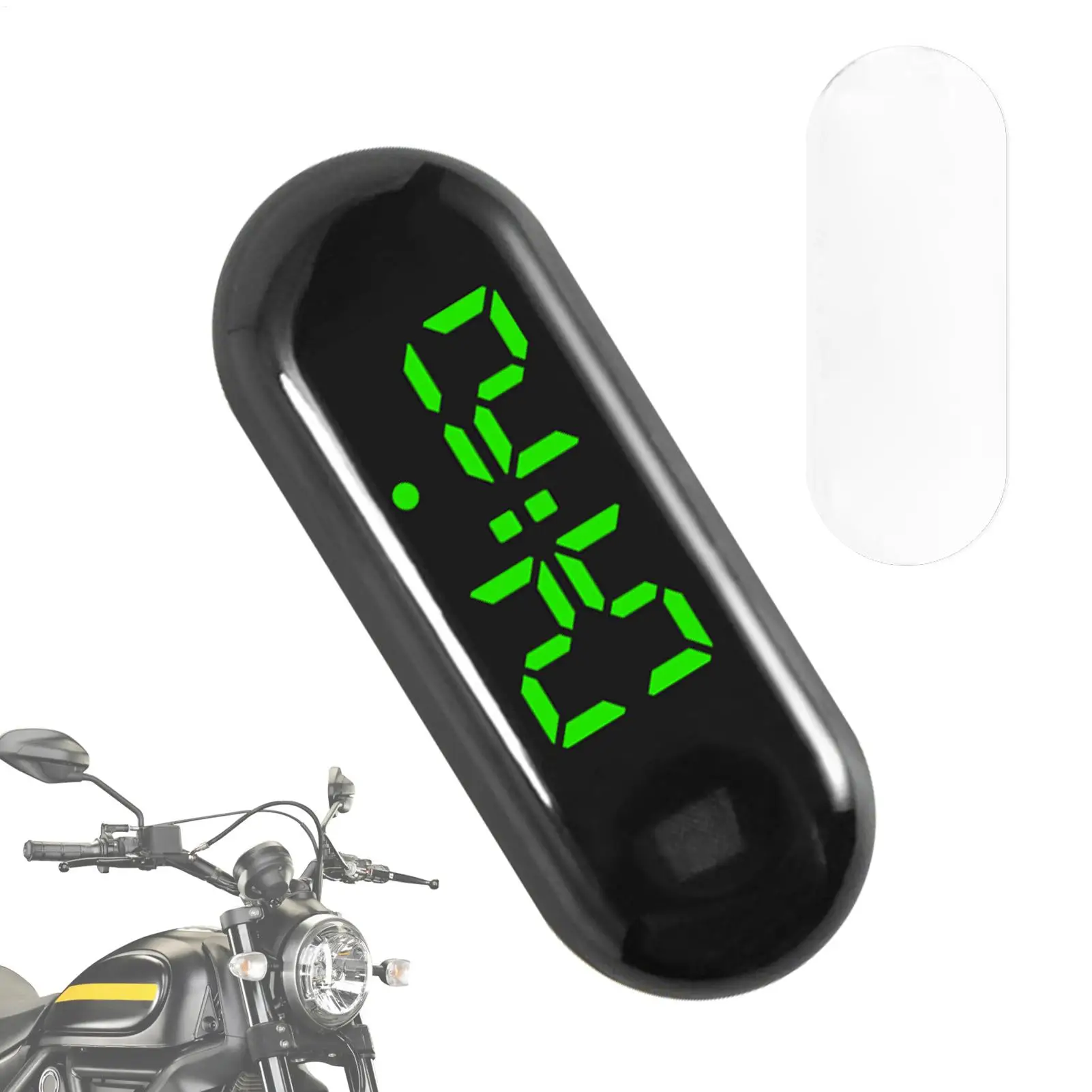 Waterproof Luminous Digital LED Clock for Electric Vehicles and Scooters