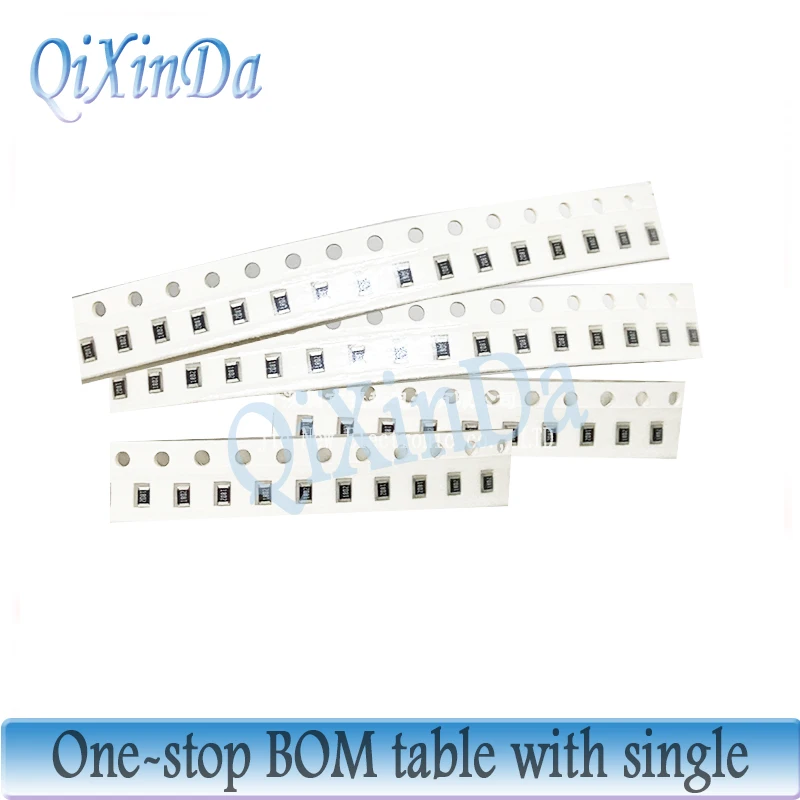 100PCS 0805 SMD 1% Resistenza 0R-10M 0.1R 0.18R 0.47R 1R 4.7R 10R 12R 33R 1K 10K 68K 75K 100K 220K 470K 750K 1M 4.7M 6.2M 9.1M