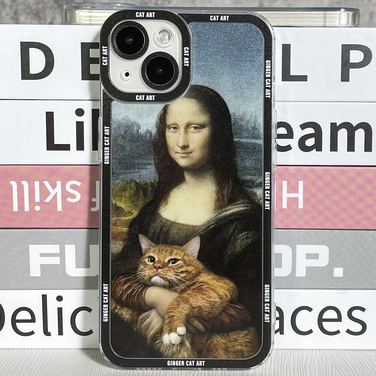 thumbnail image 1 of Case For Xiaomi Mi 11 Lite 5G NE Redmi Note 10 9 11 12 4G 5G 13 Pro Poco X3 X4 GT X5 11S 11E Pro 10T 11T Ginger Fat Cat Cover, 1 of 5