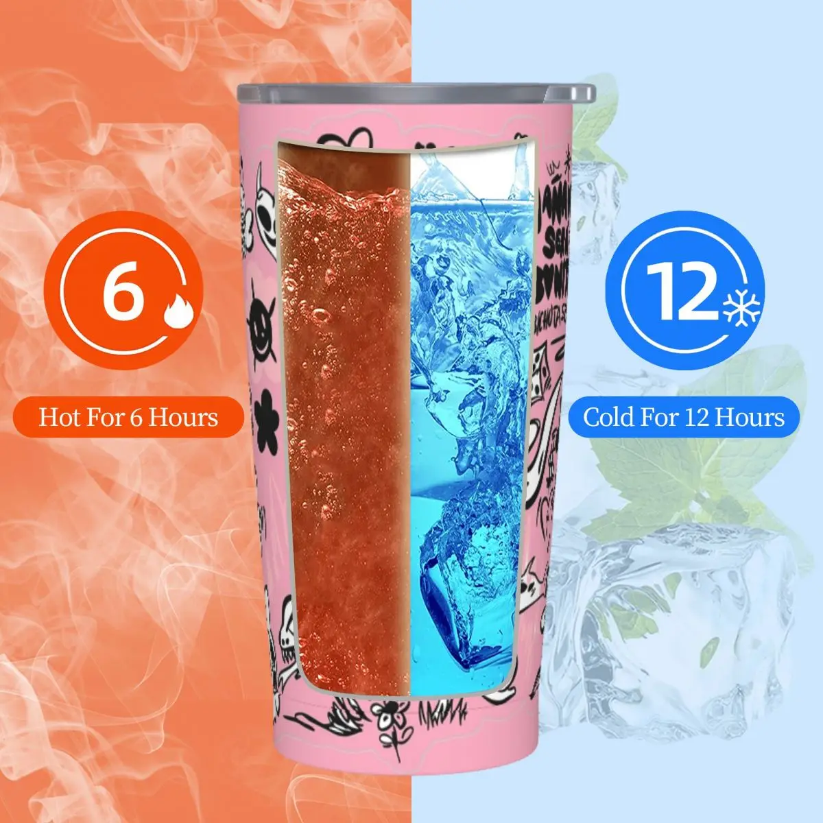 Bichota Season Karol G 2023 20oz 텀블러, 스테인레스 스틸 이중 벽 진공 단열 마나나 세라 보니토 텀블러 컵, 빨대 포함