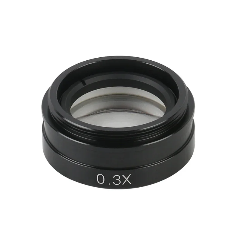 Microscope Objective Lens 0.3X 0.35X 0.5X 0.75X 1X 2.0X Auxiliary Barlow Objective Lens M42 for 120X/180X/200X/300X/500X C-Mount Industrial Zoom Lens