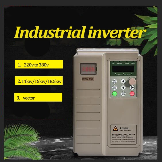 

Inverter 220v to 220v output 11-15-18.5kw single-phase boost three-phase module vector