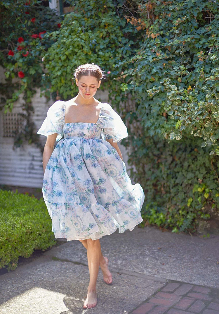 New Summer Women Organza Princess Dress 