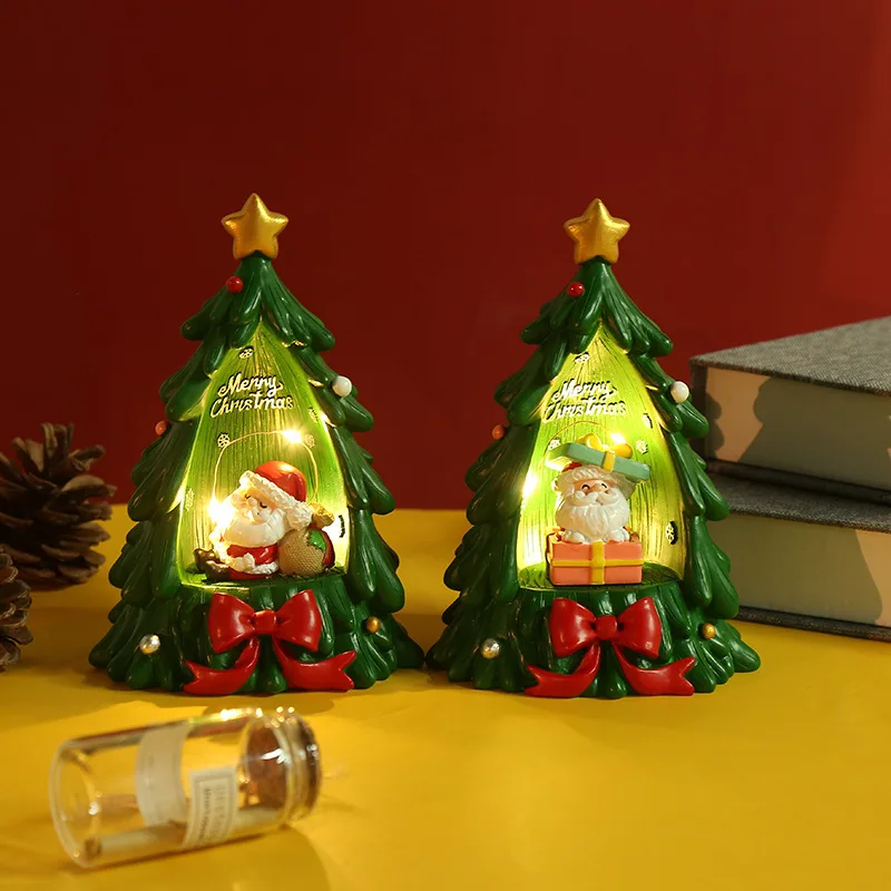 

Christmas Tree Luminous Nightlight Ornaments Christmas Gifts For Children Friends Living Room Bed Night Lamp