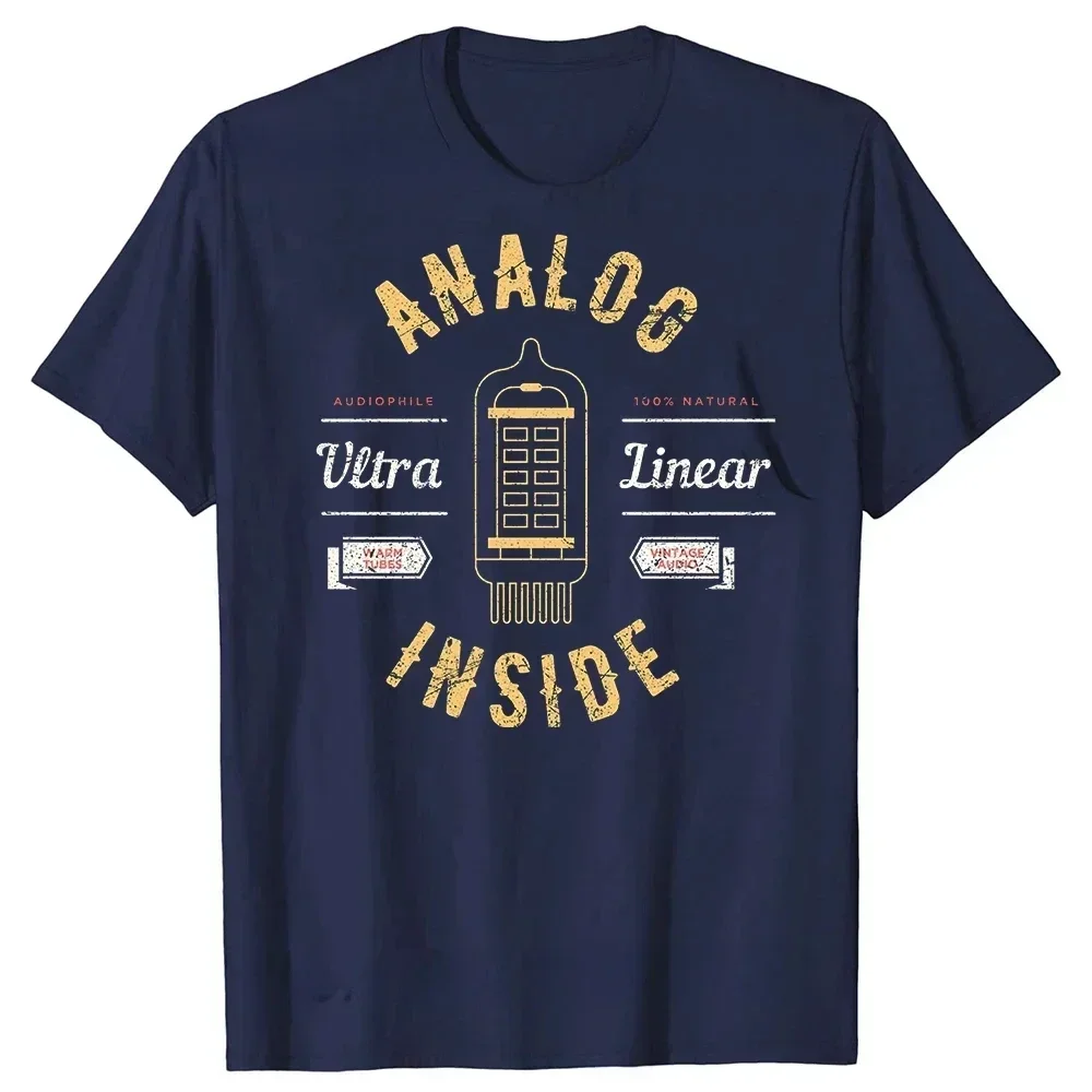 Vintage VU Meter Sound Engineer Graphic Cotton T-Shirt