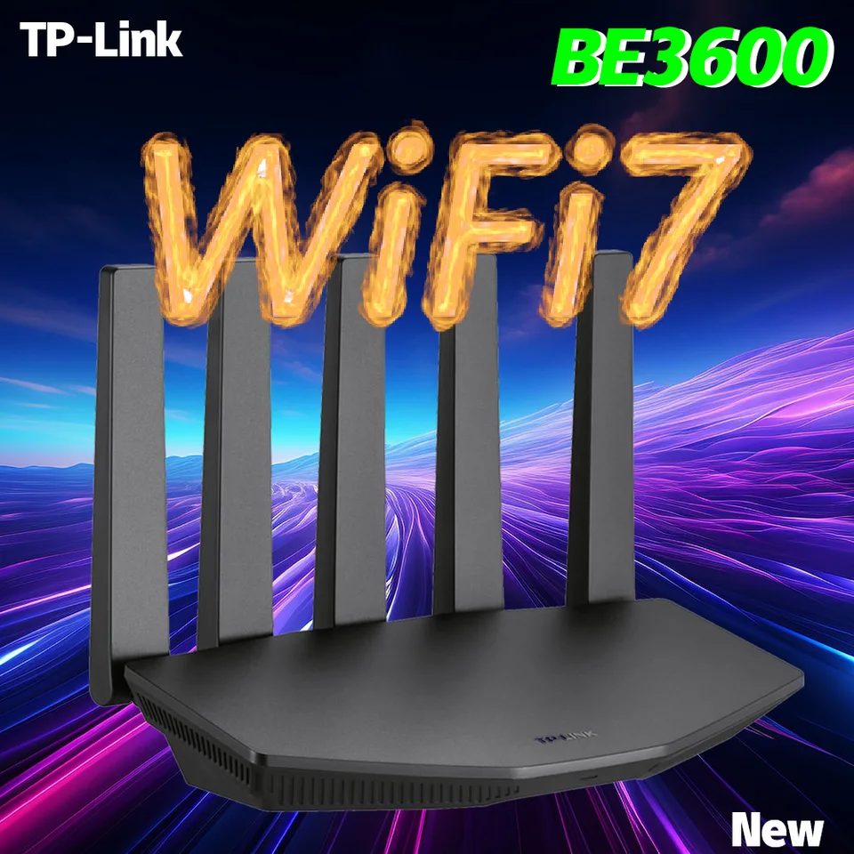 TP-LINK WiFi7 BE3600 MESH Router 2.5G Gigabit Ethernet 2 WAN Ports