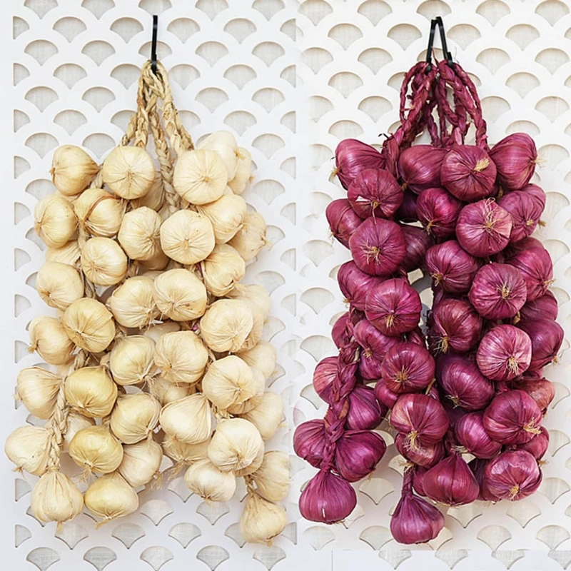 Description Picture 4 of itemArtificial Various vegetables and fruit String Fake Vegetable Display Ornament for Home Bedroom Party Collection Decor
