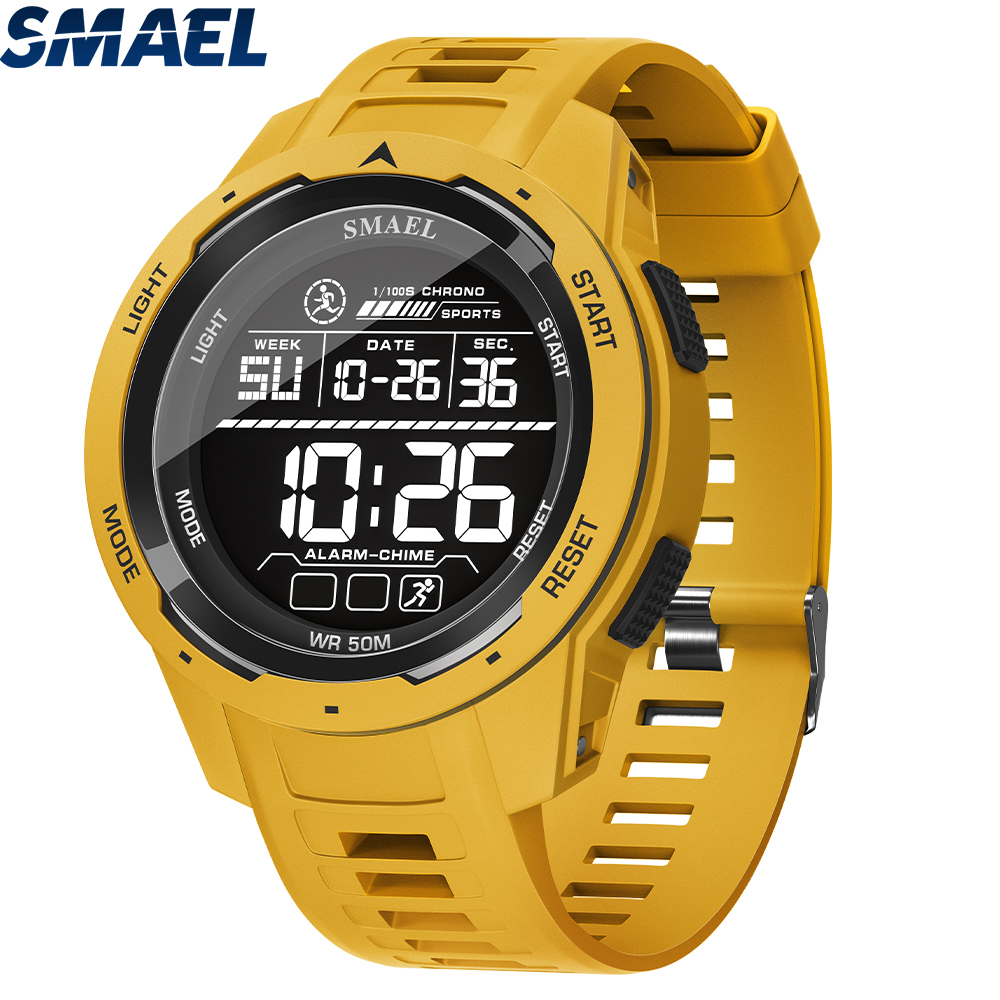 SMAEL 8105  Watch for Men Digital Watches Sports LED Wristwatches Men's 50m Waterproof Watch Digital Light Stopwatch