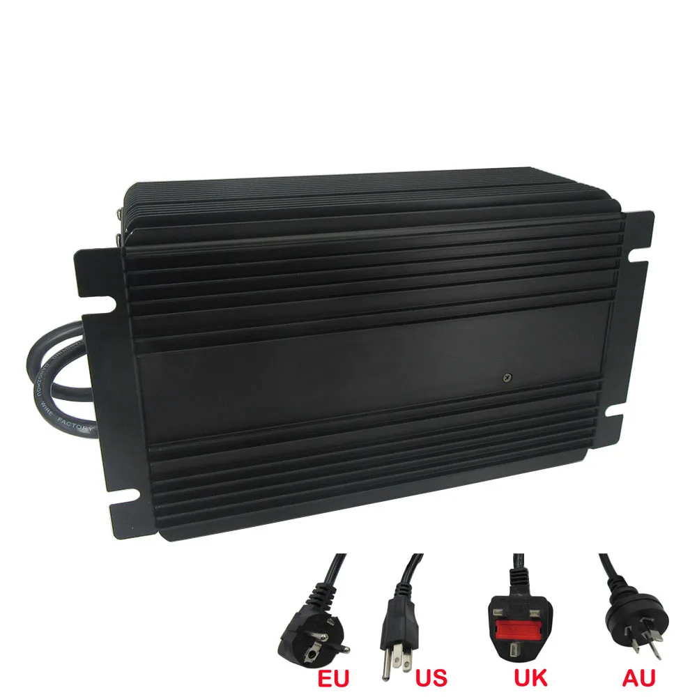 2000W 58.8V 30A 25A 20A Lithium Battery Fast Charger For 14S 52V 51.8V Li ion RV Forklift Energy Storage Smart Chargers