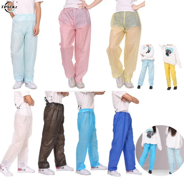 Új Vízálló Esőnadrág Hordozható, Nem Diszkriminálható Pu Snow Trousres Sport Raincoats Kültéri Kisgyermek Playsuit