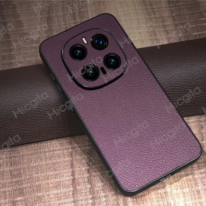 Premium Genuine Leather Shockproof Business Case - Durable Luxury Cover