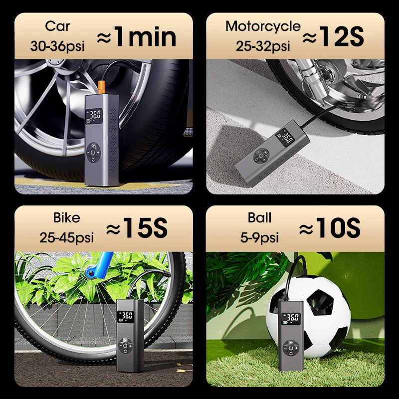 Jansite ���� �ڵ��� ���� ����� ����, ���� ��â�� ����, �ڵ��� Ÿ�̾� ���� ���� ��ġ ����, �޴�� 5400mAh, 12 ��Ʈ