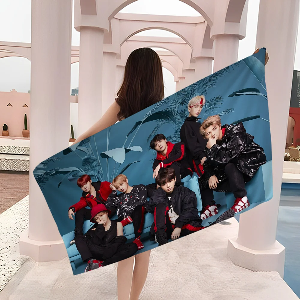 Dynamite Kpop Boys Big Microfiber Beach Towels Quick Dry Towel Sand Beach Towels Pool Towel For Travel Swim Pool Yoga