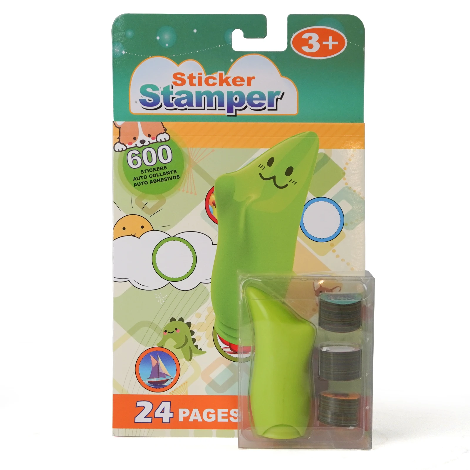 Sticker Stamper Kid Relaxation Stickers Toys, ​Animal, Alphabet, Number Theme Children's Paster Plaything Gifts for Boy and Girl