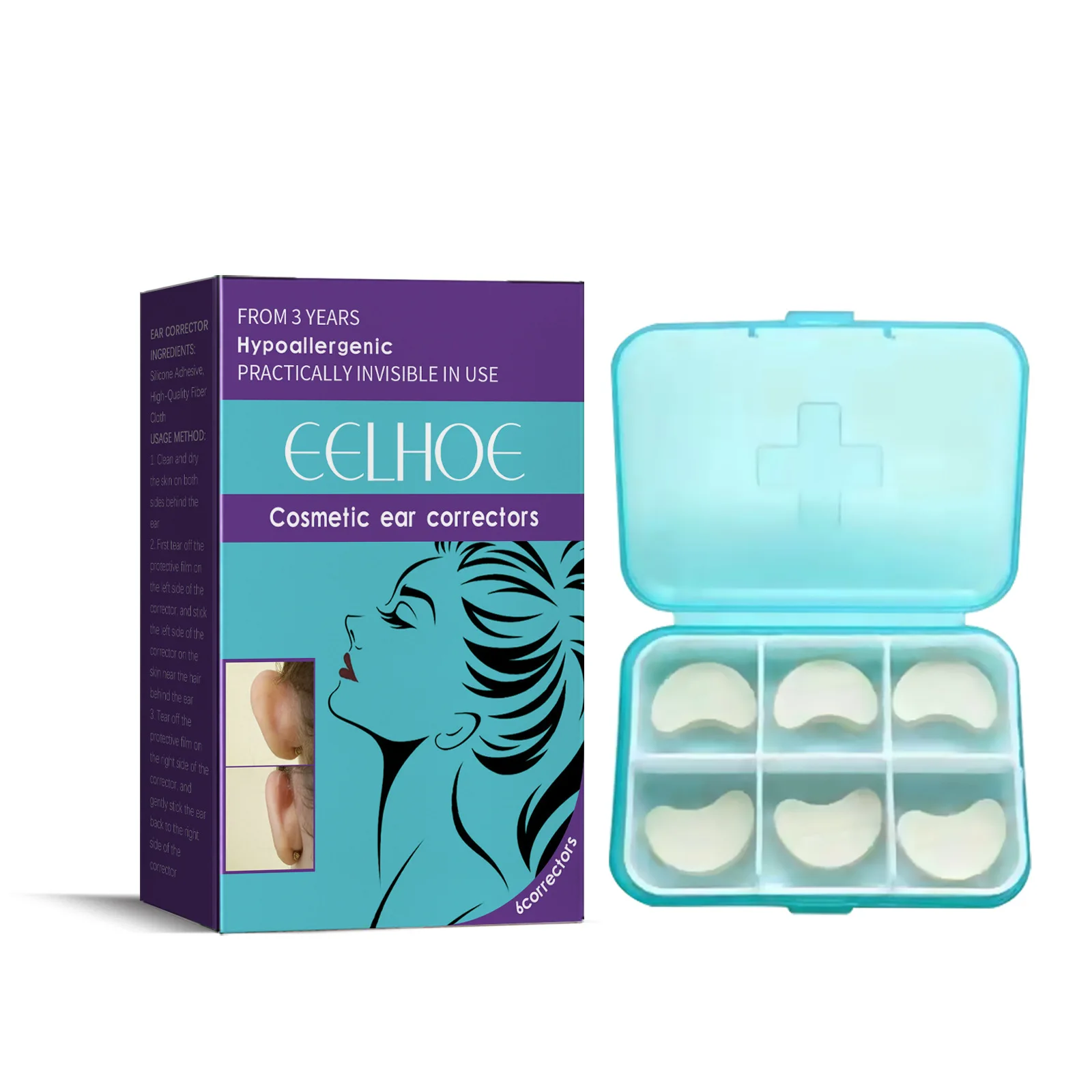 Ear Corrector Auricle Valgus Correction Veneer Ear Vertical Stand Painless Waterproof Photo Stereotypes Invisible V Face Sticker_voghion.com