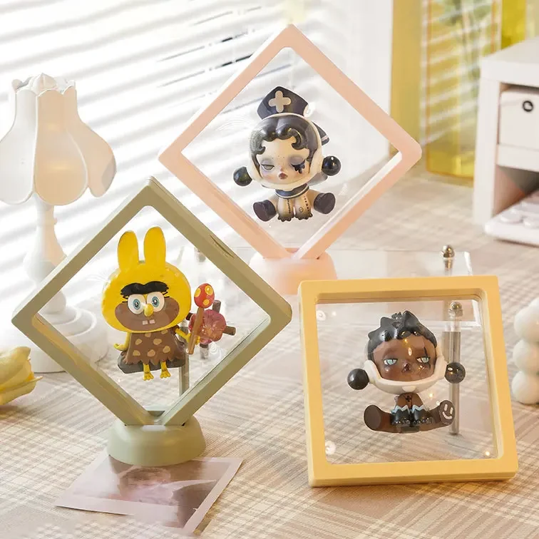 

Doll Storage Display Rack Hand-held Standing Medal Medal Transparent Dust Oxidation-proof Closed Cover PE Protective Film