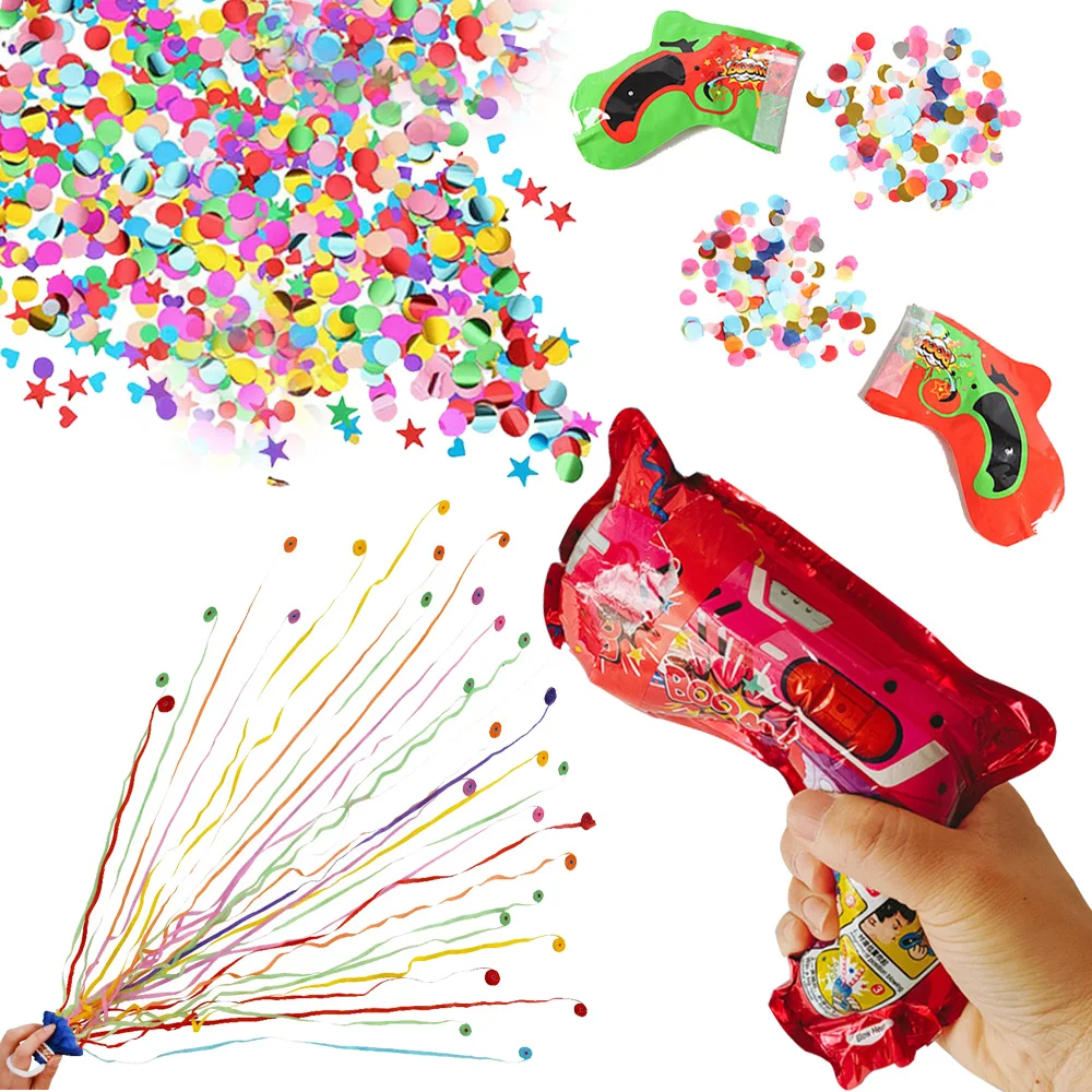 

20Pcs Blowing Confetti Poppers Party Confetti Toy Holiday Gift Wedding Kids Party inflatable Toys New Year's Eve Party Decoratio