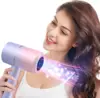 Hair Dryer with Diffuser High power negative ion hair dryer Lightweight Hair Dryer Foldable Home Thermostatic Silent Hair Dryer 3
