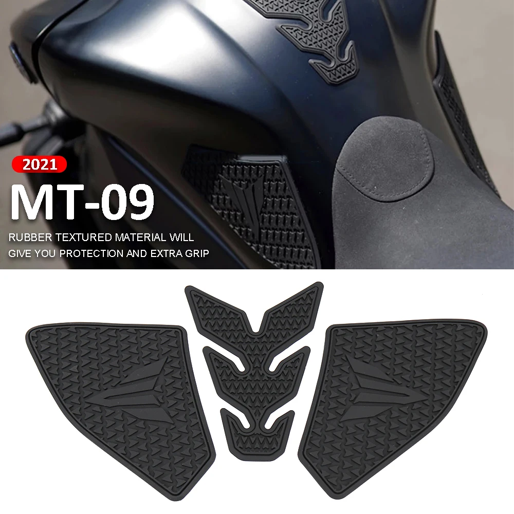 2021 New Motorcycle Non-slip Side Fuel Tank Pad Stickers Waterproof Rubber Sticker Fit FOR YAMAHA MT-09 MT09 MT 09