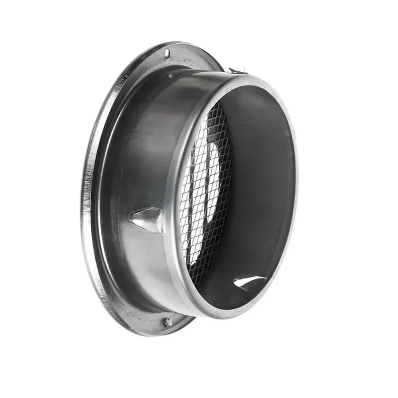 Stainless Steel Exterior Wall Air Vent Grille Round Ducting Ventilation Grilles 75/80/100/120/150/160/180/200mm Air Vent