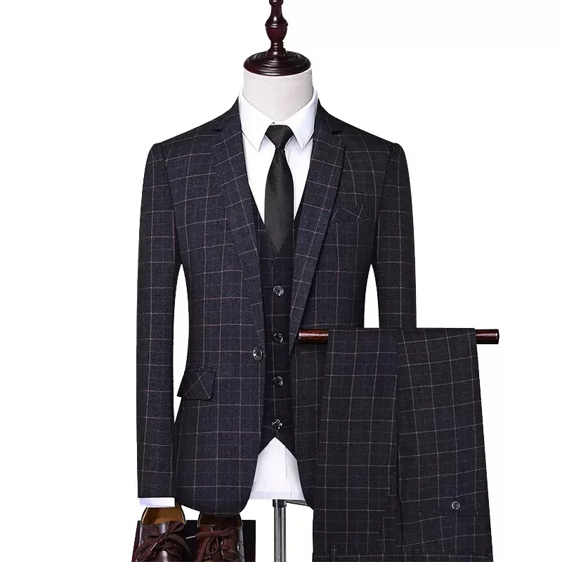 

Custom Made Groom Wedding Dress Blazer Pants Business High-end Classic Dress Trousers ZHA05-80599