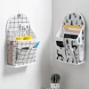 Large Capacity Cotton Linen Storage Bag Home Wall Mounted Organizer Hanging Bag Closet Toy Box Container Organizer Fabric Basket 4
