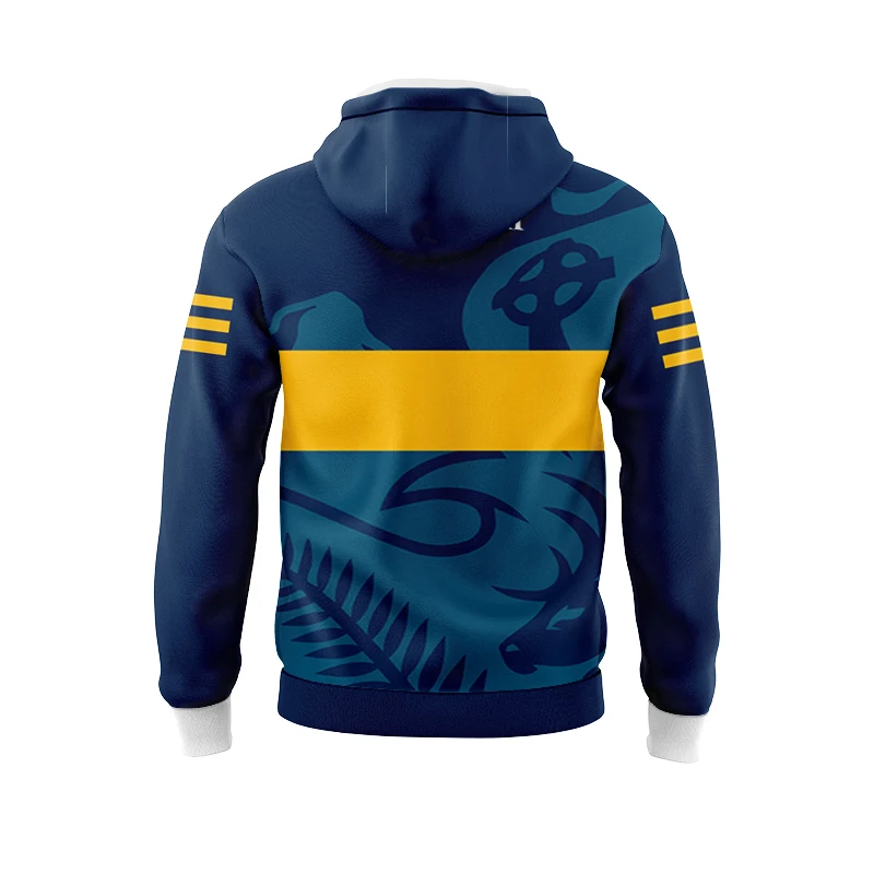 Kerry Home Away Rugby Hoodie Jersey Winter Brushed Sweater Men Pullover Street Jacket