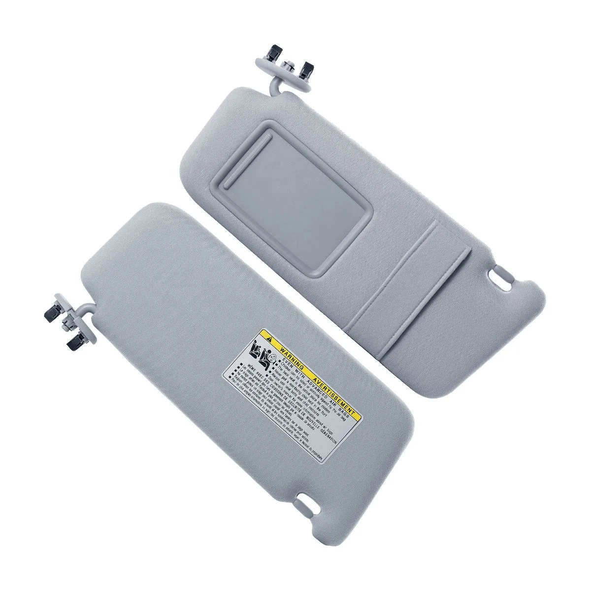 

Оптовая продажа, высококачественные бежевые автомобильные аксессуары, солнцезащитный козырек с косметическим зеркалом светильник кой для Toyota Camry 2007-2011, серый солнцезащитный козырек