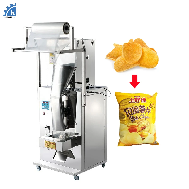 

Potato Chips Packing Machine Factory Price Packing Machine Hot Sale Puffed Food Potato Chips Banana Chips Packing Machine
