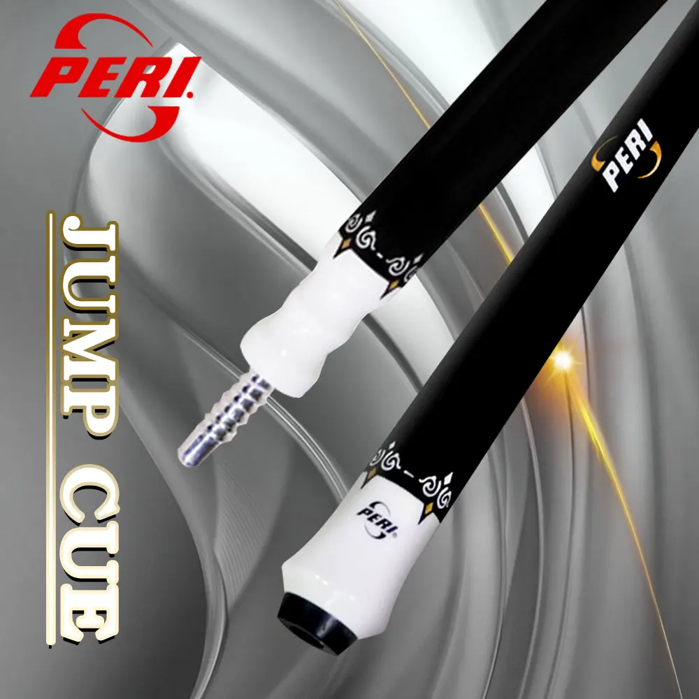 PERI Jump Cue Billiards PWX T1 Jump Cue Stick G10 Tip Radial Pin Joint Ebony Butt Professional