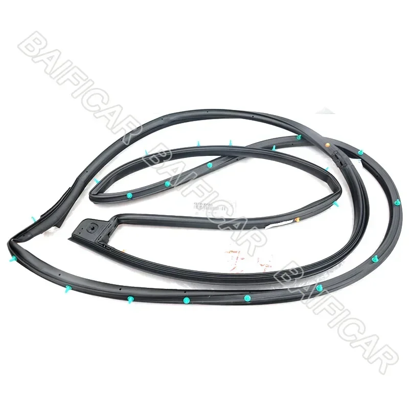 Car Roof Seal Strips Baificar Genuine Front Door Weather-Strip 82130-2V000 82140-2V000 83140-2V000 For 2012-Hyundai Veloster 5.0