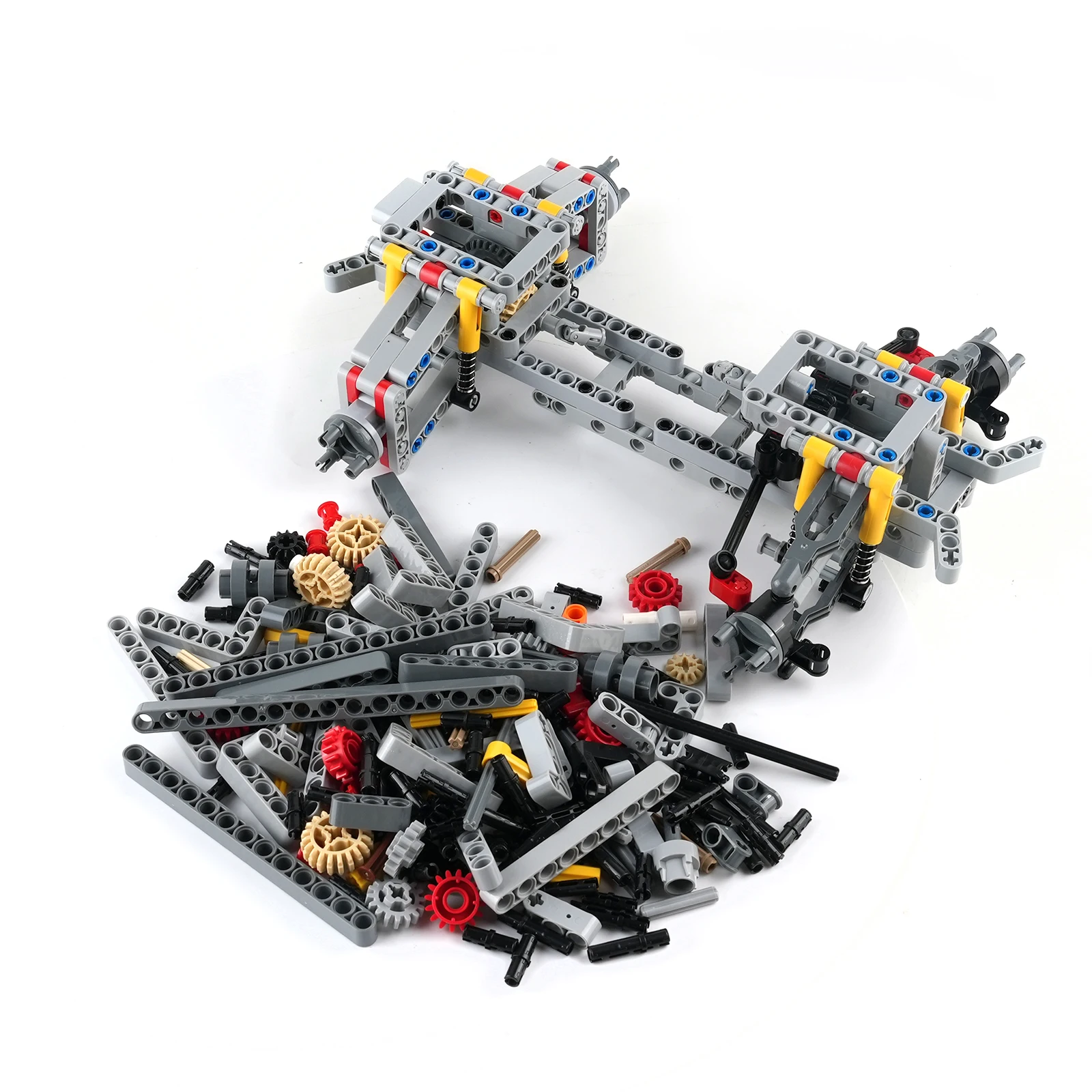 150PCS 버기 차체 자동차 기술 블록 세트 조립 장식 오프로드 차량 교육용 MOC 브릭 DIY 모델 장난감