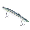 50Pcs Multi Knot Bait 10cm-10g-8# Blood Trough Bionic False Bait Multi-stage Road Sub Bait Loach 2