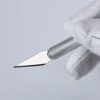 Non-Slip Metal Scalpel Knife Tools Kit Cutter Engraving Craft knives + 5pcs Blades Mobile Phone PCB DIY Repair Hand Tools 3