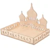 Wooden Dessert Box Tray Elegant Eid Design Wooden Serving Tray Ramadan Decorations Home Decor Items Bowls Plates Trays 3