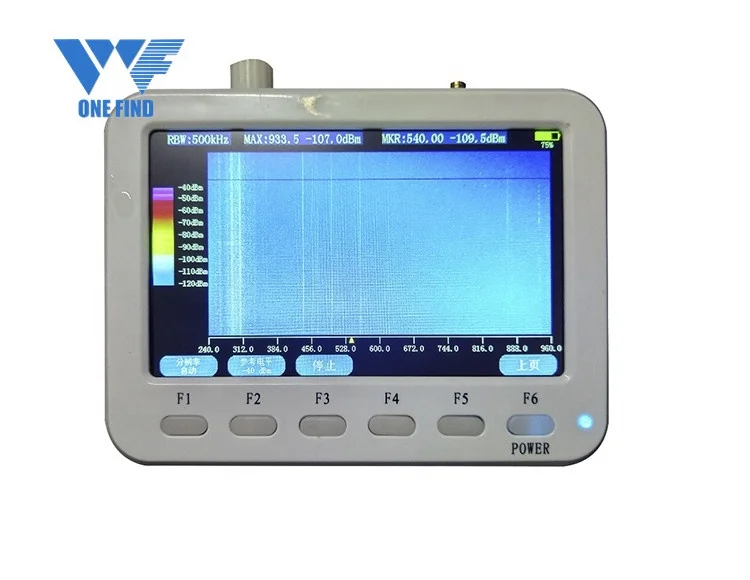 Портативный китайский анализатор спектра ONEFIND rf explorer 30 МГц-6 ГГц |