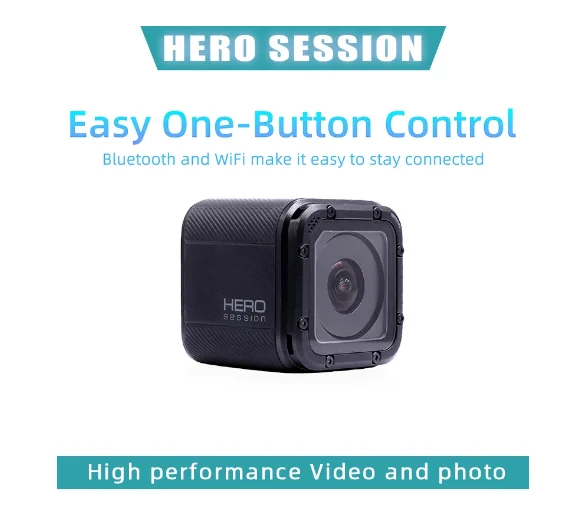 Камера GoPro hero 4 session HD Карманная камера с беспроводным управлением - Цена: 11 256,60 - 14 626,39 руб.