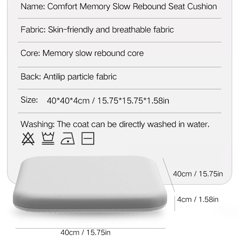 Ergonomic Memory Cotton Office Student Seat Cushion Hemorrhoid Cushion Prolonged Sitting God Tool 2