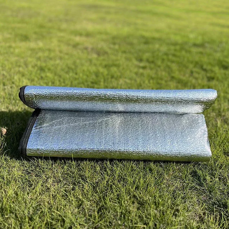 Description Picture 6 of itemOutdoor Foldable Picnic Beach Moisture-proof Mattress Camping Mat Pad Silver Waterproof Camping Sleeping Mat Aluminum Foil