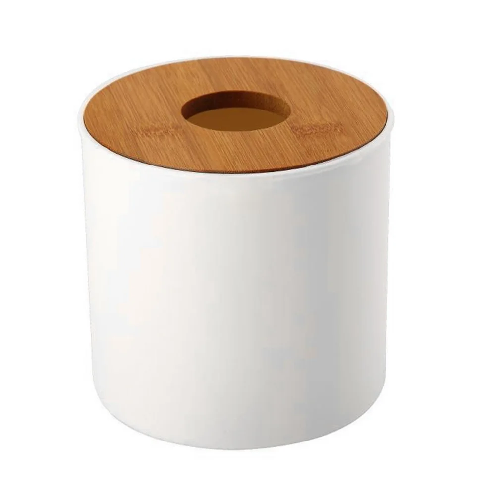 Desktop Tissue Box Wooden Lid Nordic Minimalist Style Tissue Case Kitchen Table Paper Extraction Container Home Tissue Boxes 3