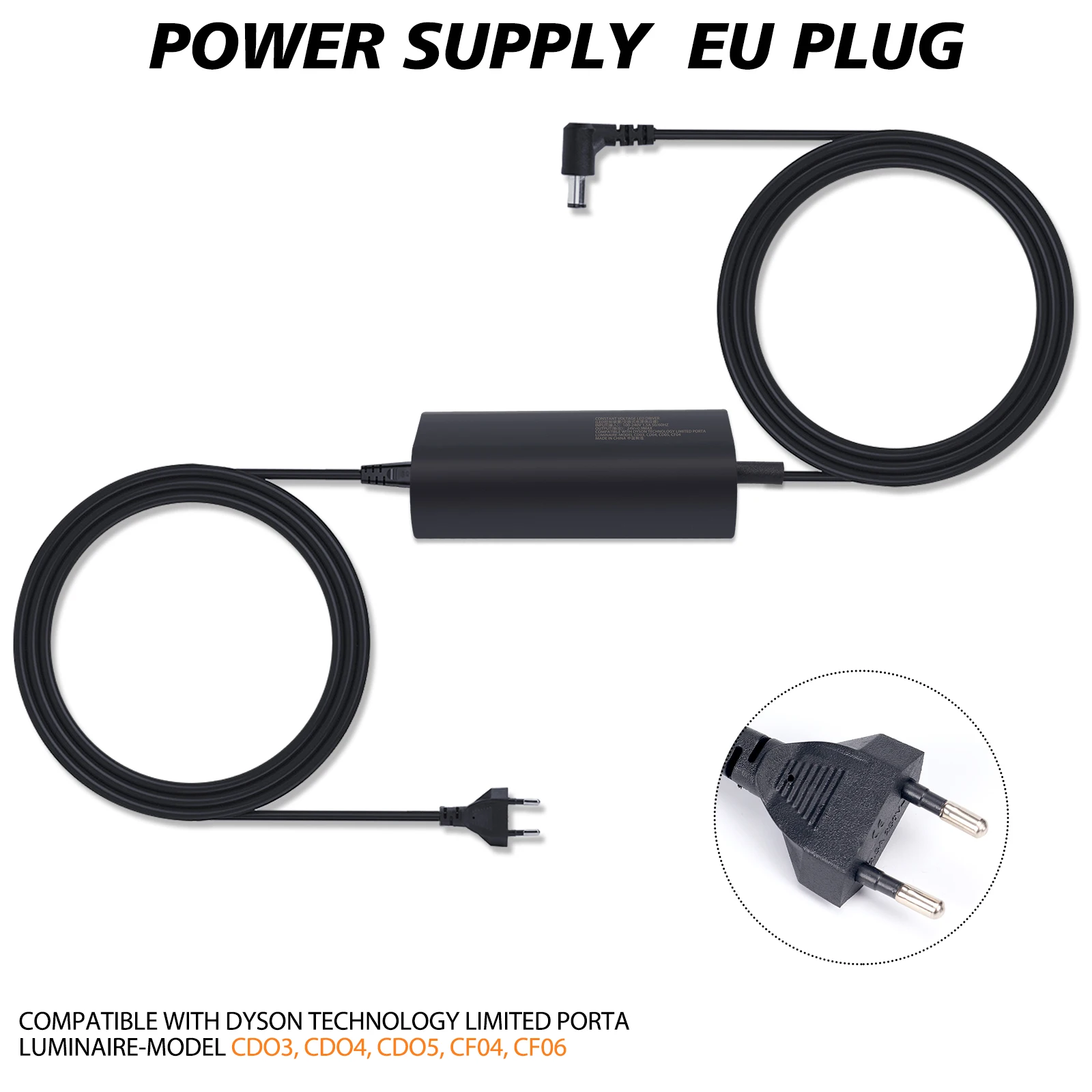 Power Supply Compatible with Dyson Solarcycle Morph Desk Light CD03 CD04 CD05 CD